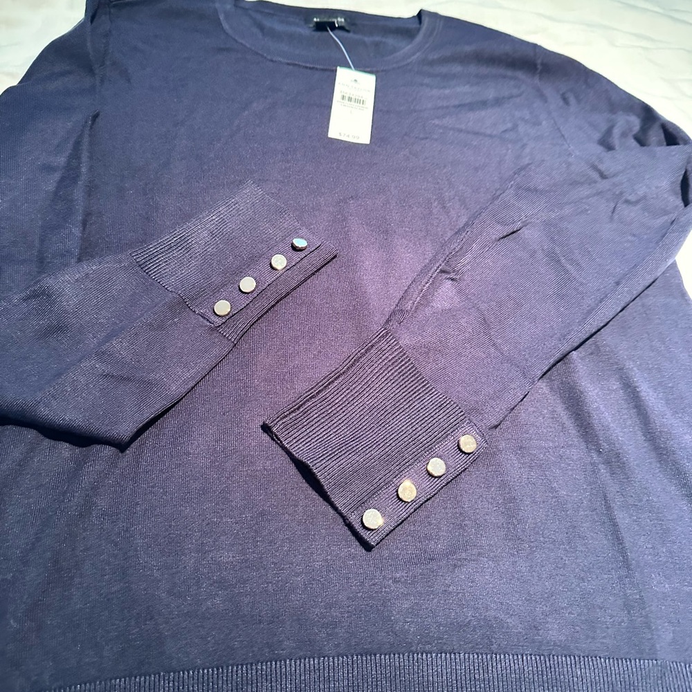 Navy pullover sweater - new